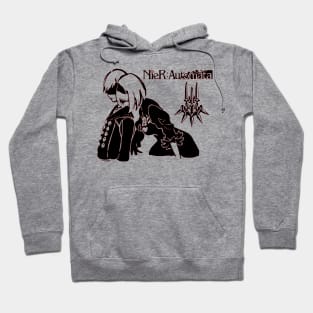 9S and 2B Nier Automata Hoodie